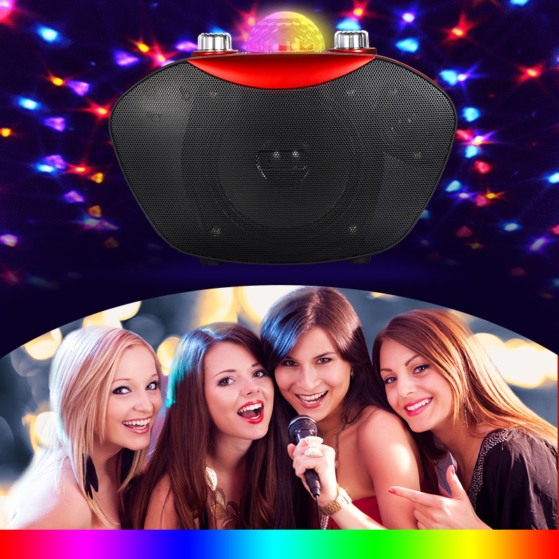 مكبر صوت صغير محمول مع ميكروفو - مراجعة Bluetooth Karaoke Microphone Handheld وسعره