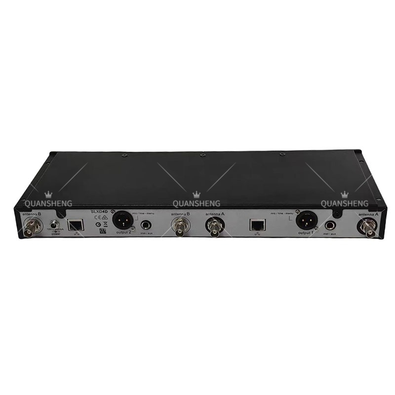 نظام ميكروفون لاسلكي ثنائي الق - مراجعة Uhf Wireless Microphone System Dual Channel وسعره