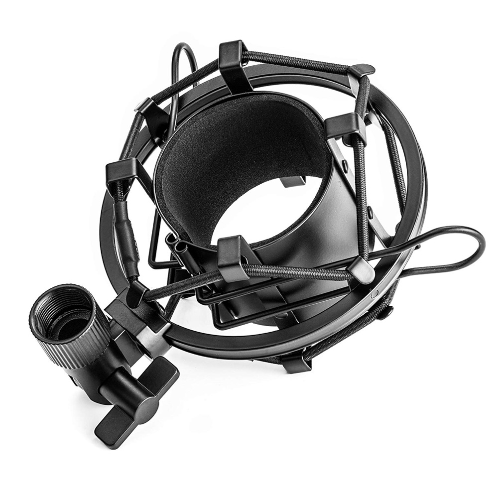 حامل مشبك عزل مضاد للاهتزاز لم - مراجعة Microphone Shock Mount Universal وسعره