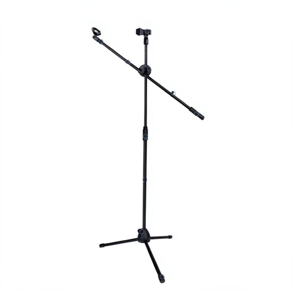 حامل ميكروفون قابل للتعديل، حا - مراجعة Microphone Stand Boom Arm Floor وسعره