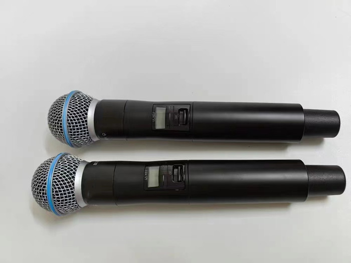 نظام صوت احترافي خارجي ثنائي ا - مراجعة Uhf Wireless Microphone System Dual Channel وسعره
