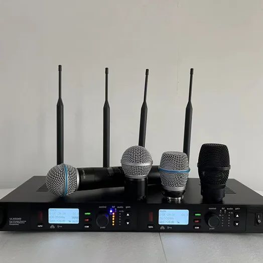 نظام صوت احترافي خارجي ثنائي ا - مراجعة Uhf Wireless Microphone System Dual Channel وسعره