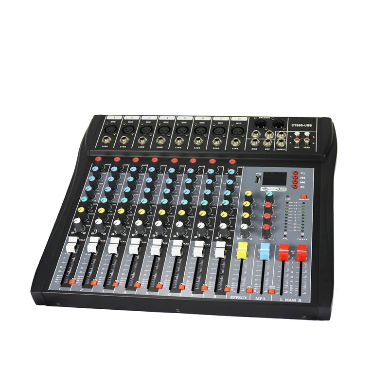 خلاط صوت بـ 8 قنوات مع 99 تأثي - مراجعة Karaoke Amplifier Mixer Bluetooth وسعره