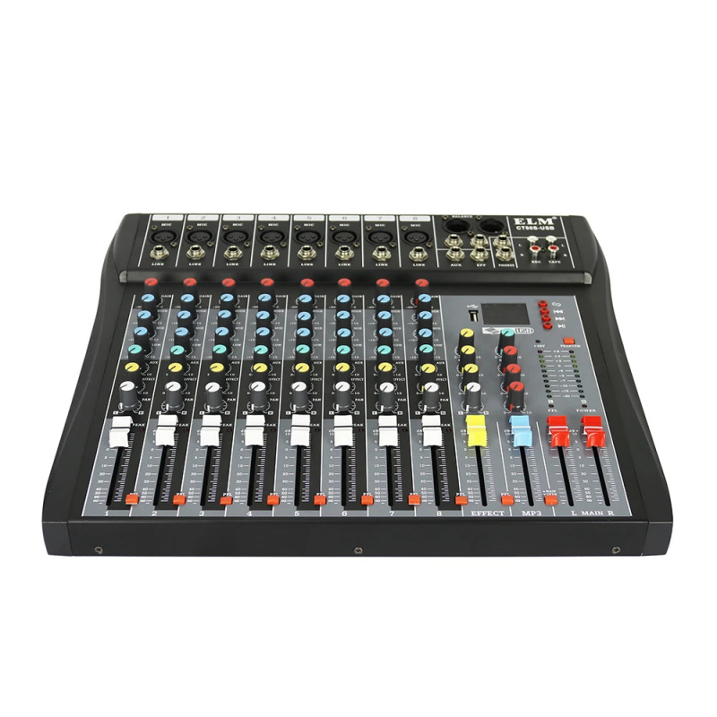 خلاط صوت بـ 8 قنوات مع 99 تأثي - مراجعة Karaoke Amplifier Mixer Bluetooth وسعره