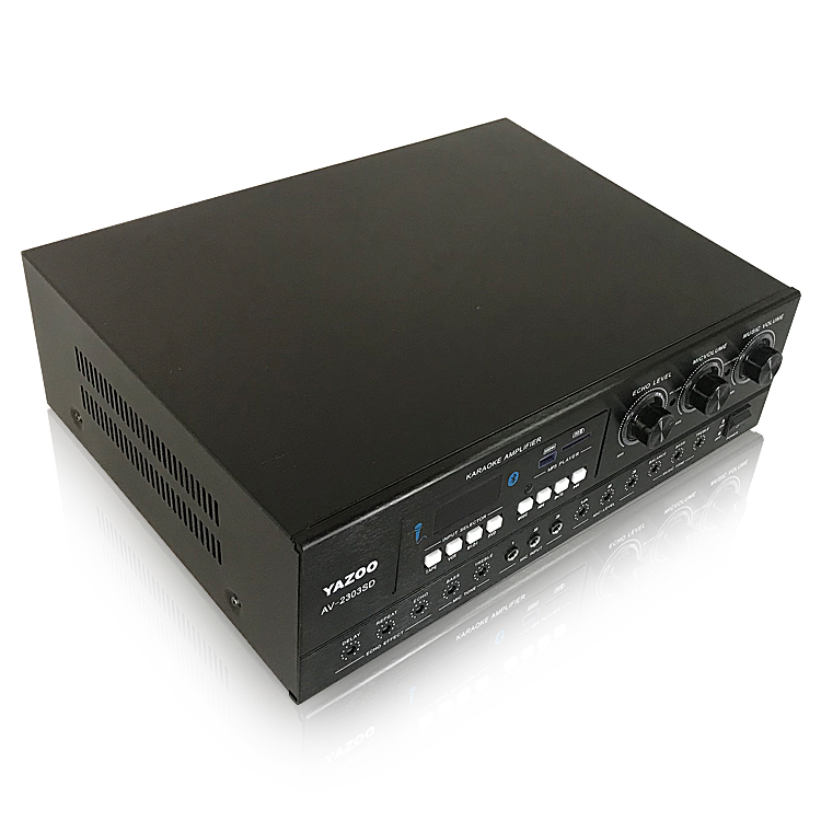 مكبر صوت كاريوكي OEM AV-2303SD - مراجعة Karaoke Amplifier Mixer Bluetooth وسعره