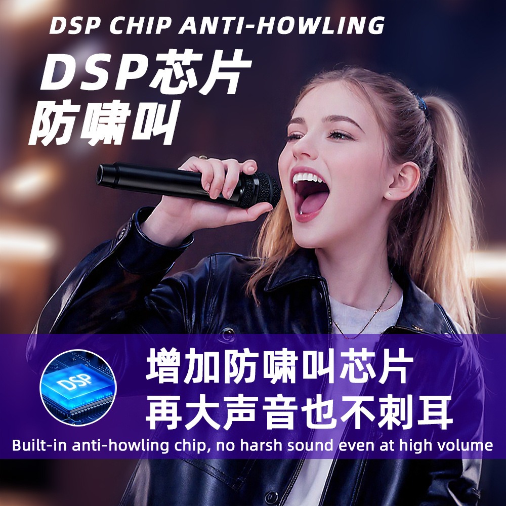 ميكروفون عالمي مزود بتقنية DSP - مراجعة Bluetooth Karaoke Microphone Handheld وسعره