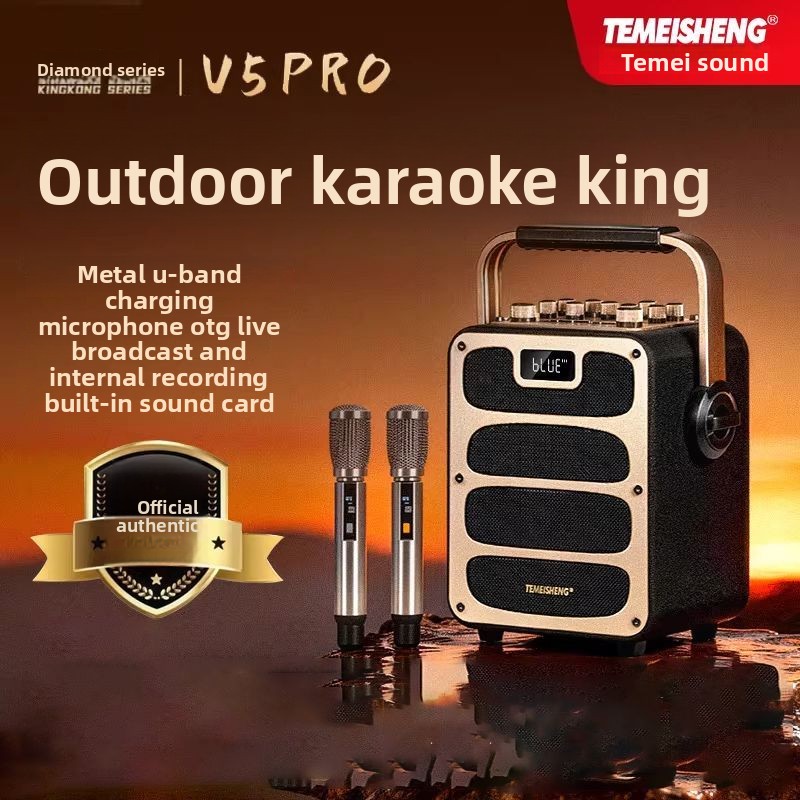 مكبر صوت بلوتوث TEMEISHENG V5P - مراجعة Pa Sound System Battery Portable Outdoor وسعره