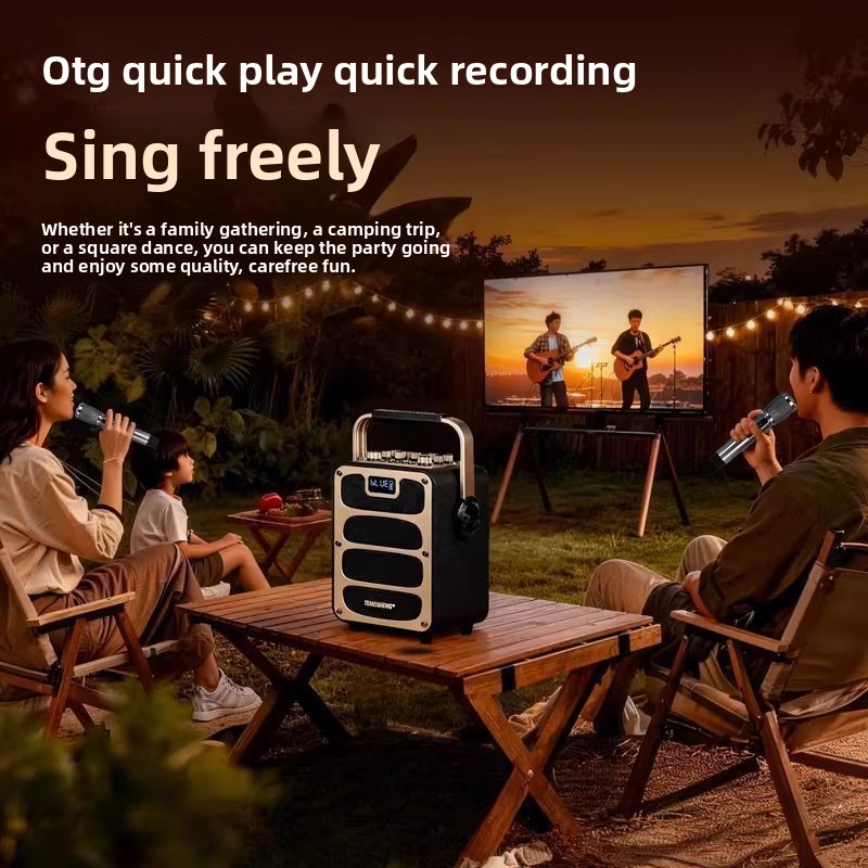 مكبر صوت بلوتوث TEMEISHENG V5P - مراجعة Pa Sound System Battery Portable Outdoor وسعره