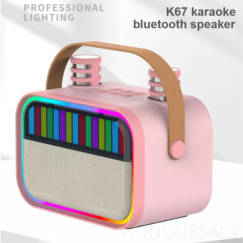 جديد بلوتوث مكبر صوت لجهاز الك - مراجعة Karaoke Machine Portable With 2 Mic وسعره