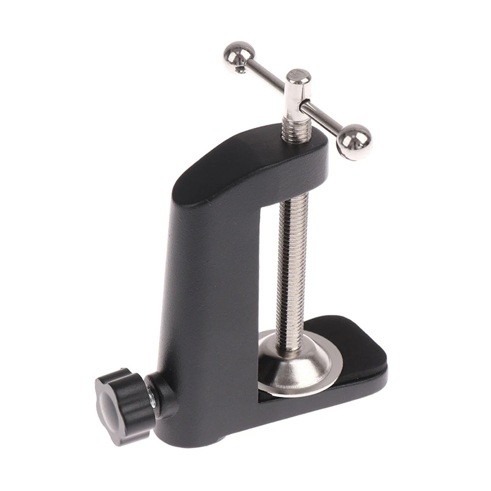 C-شكل كليب مكتب الجدول جبل الم - مراجعة Microphone Shock Mount Universal وسعره