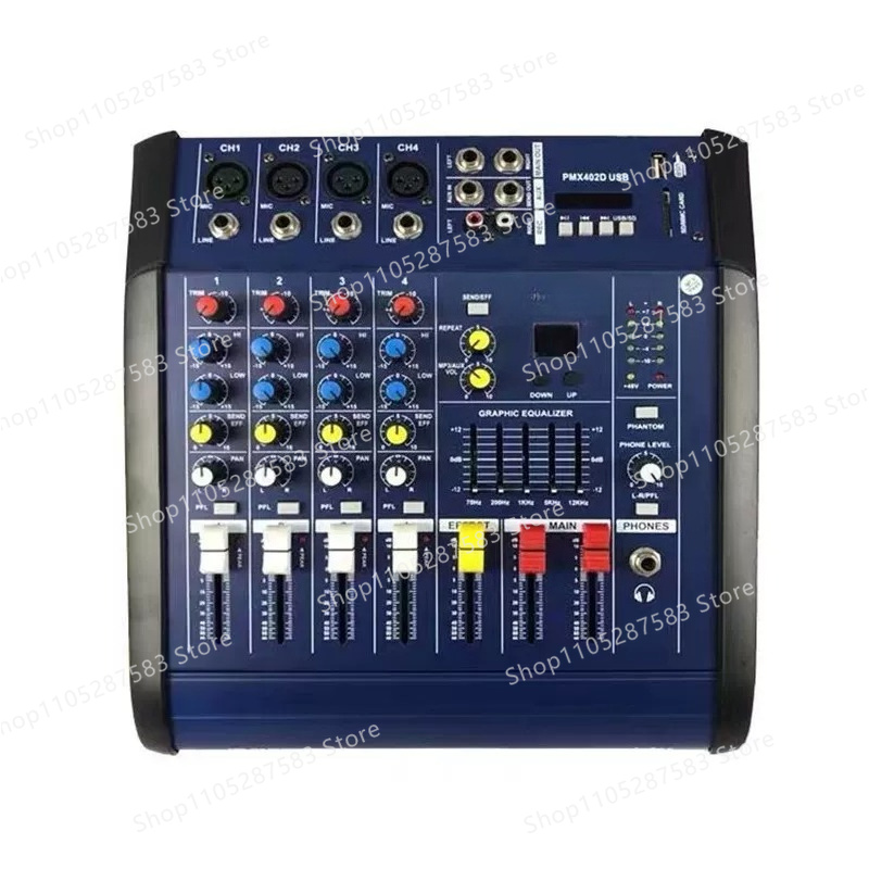 خلاط صوتي مع مضخم طاقة، يدعم U - مراجعة Karaoke Amplifier Mixer Bluetooth وسعره