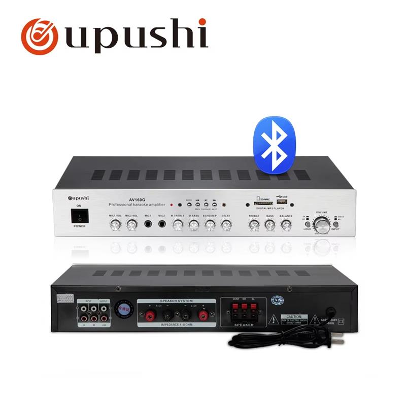 Oupushi 5 قناة مكبر للصوت الكا - مراجعة Karaoke Amplifier Mixer Bluetooth وسعره