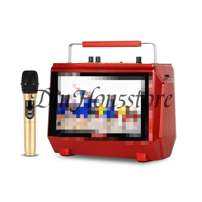 جهاز كاراوكي مع شاشة عرض كلمات - مراجعة Karaoke Machine Portable With 2 Mic وسعره