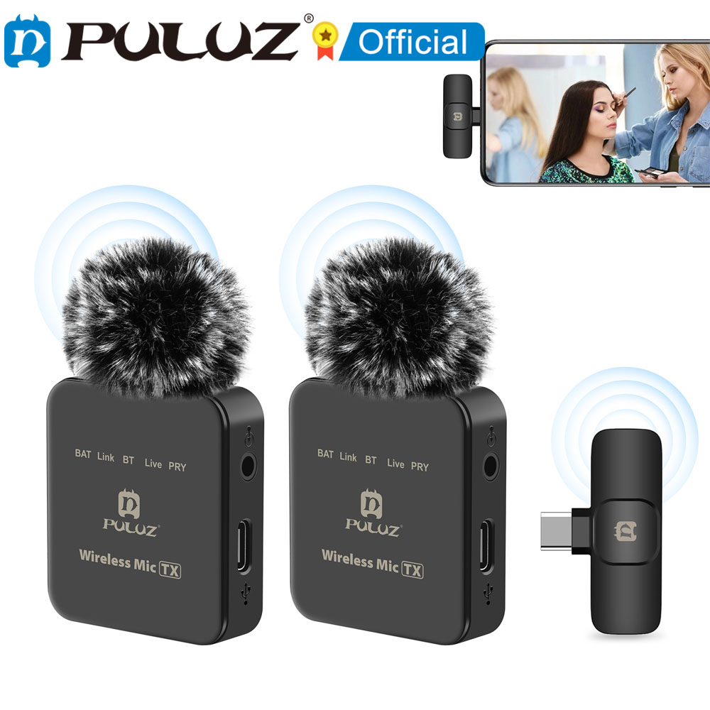 ميكروفون لافالير لاسلكي من PUL - مراجعة Wireless Lavalier Microphone Dual Receiver وسعره
