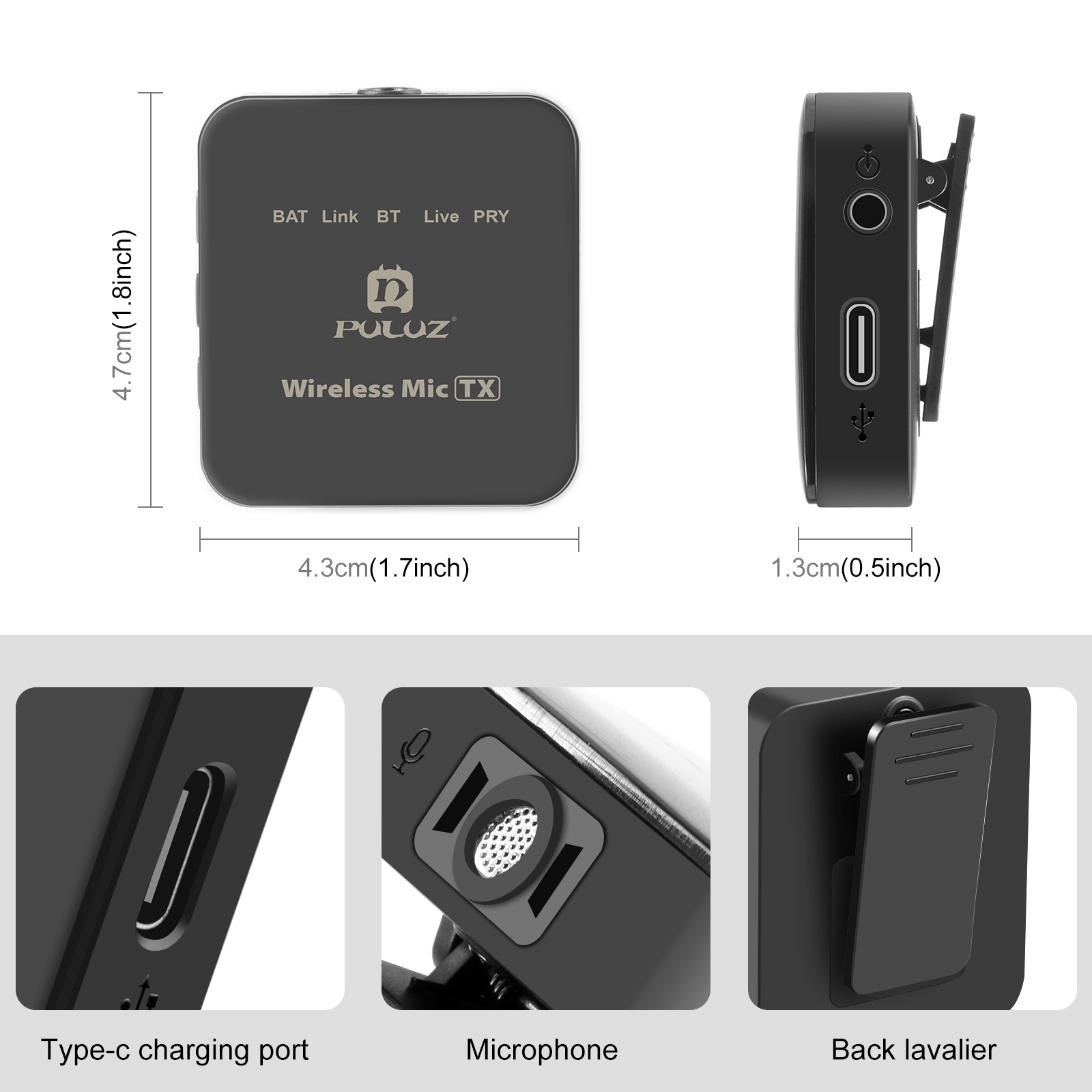 ميكروفون لافالير لاسلكي من PUL - مراجعة Wireless Lavalier Microphone Dual Receiver وسعره
