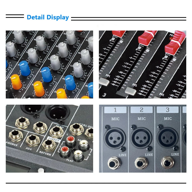 خلاط صوت بلوتوث USB بـ 8 قنوات - مراجعة Karaoke Amplifier Mixer Bluetooth وسعره