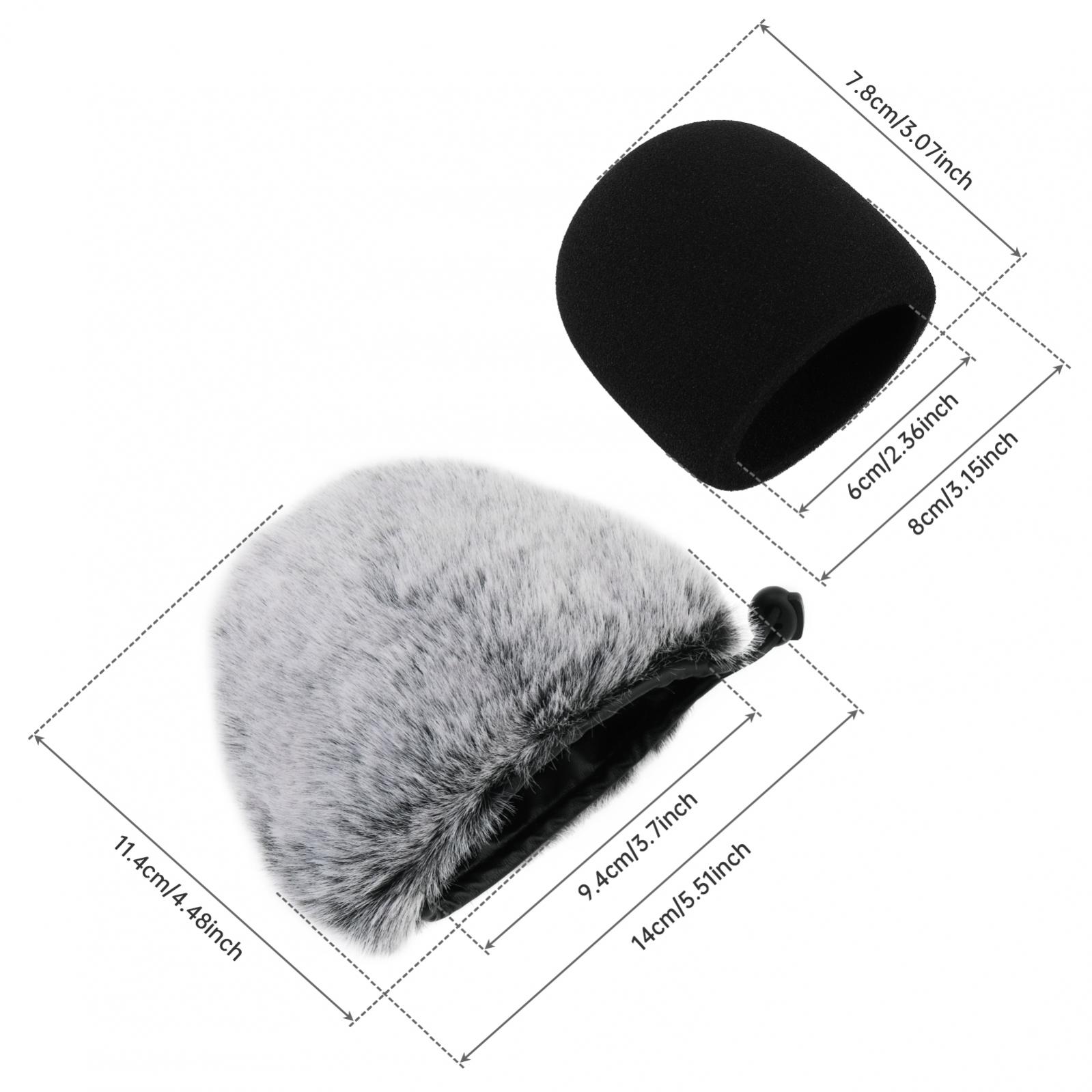 الزجاج الأمامي الرغوي مع غطاء  - مراجعة Microphone Pop Filter Foam Windscreen وسعره