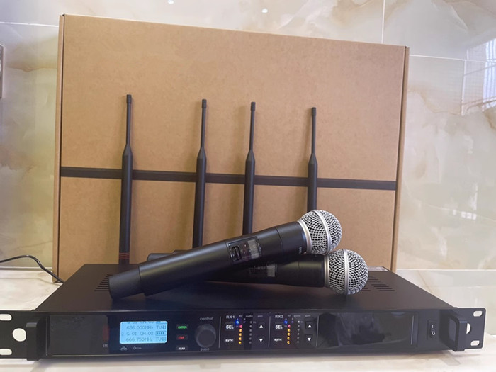 سماعة رأس قناة Lavalier, نظام  - مراجعة Uhf Wireless Microphone System Dual Channel وسعره