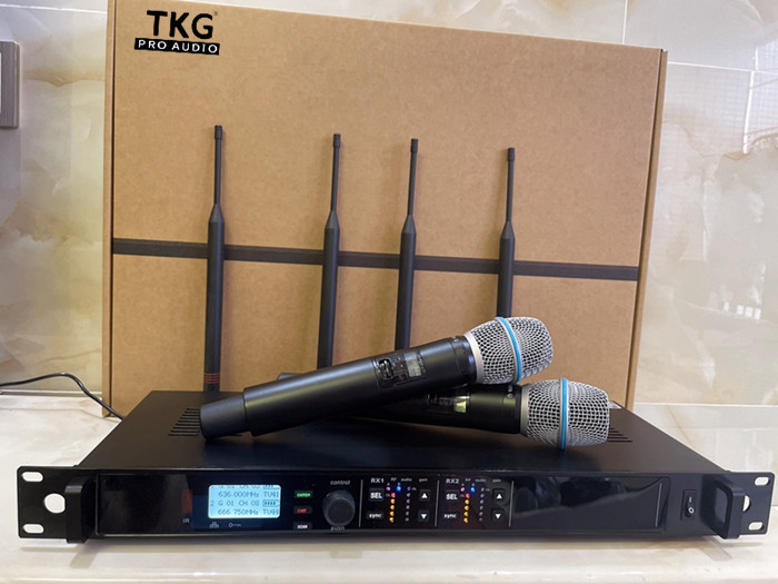 سماعة رأس قناة Lavalier, نظام  - مراجعة Uhf Wireless Microphone System Dual Channel وسعره