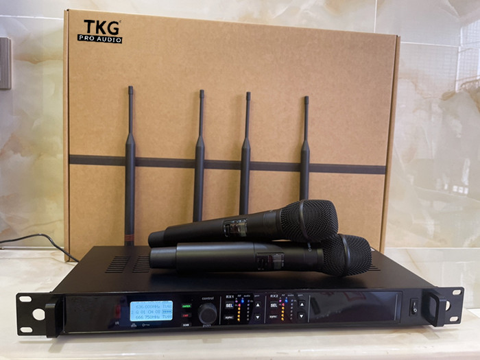 سماعة رأس قناة Lavalier, نظام  - مراجعة Uhf Wireless Microphone System Dual Channel وسعره