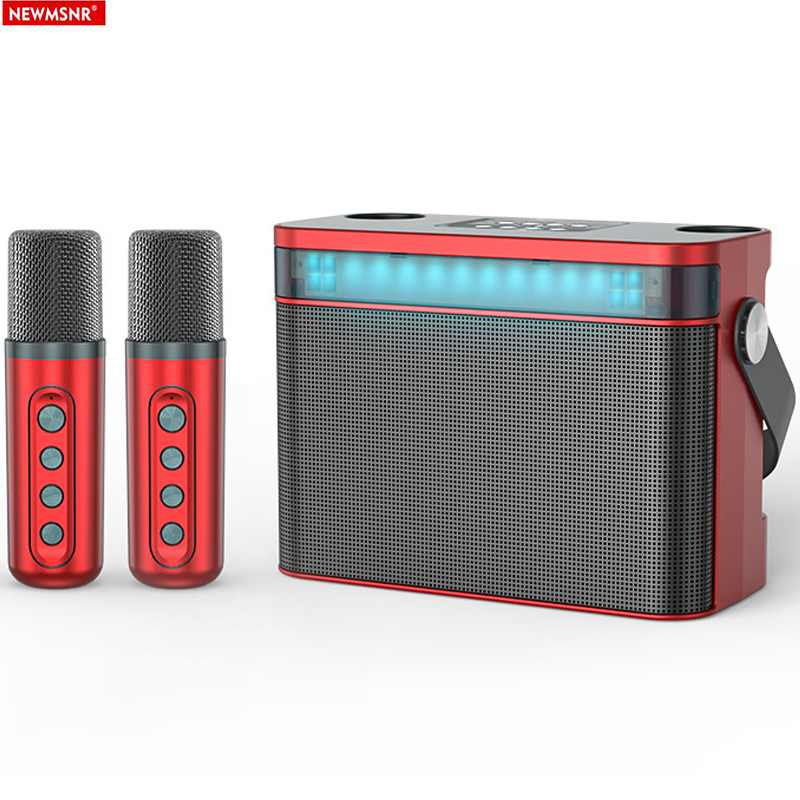 مكبر صوت بلوتوث قوي مع ميكروفو - مراجعة Karaoke Machine Portable With 2 Mic وسعره