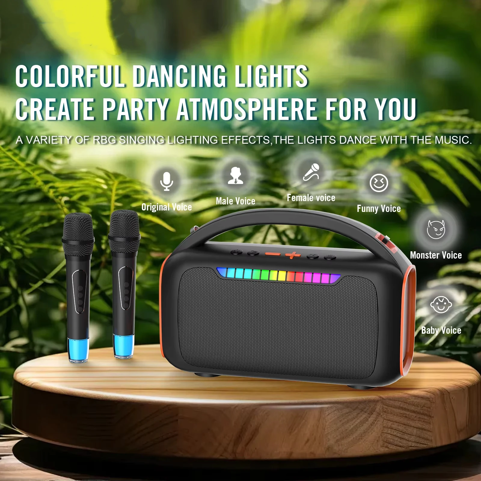 جهاز كاراوكي محمول مع ميكروفون - مراجعة Karaoke Machine Portable With 2 Mic وسعره