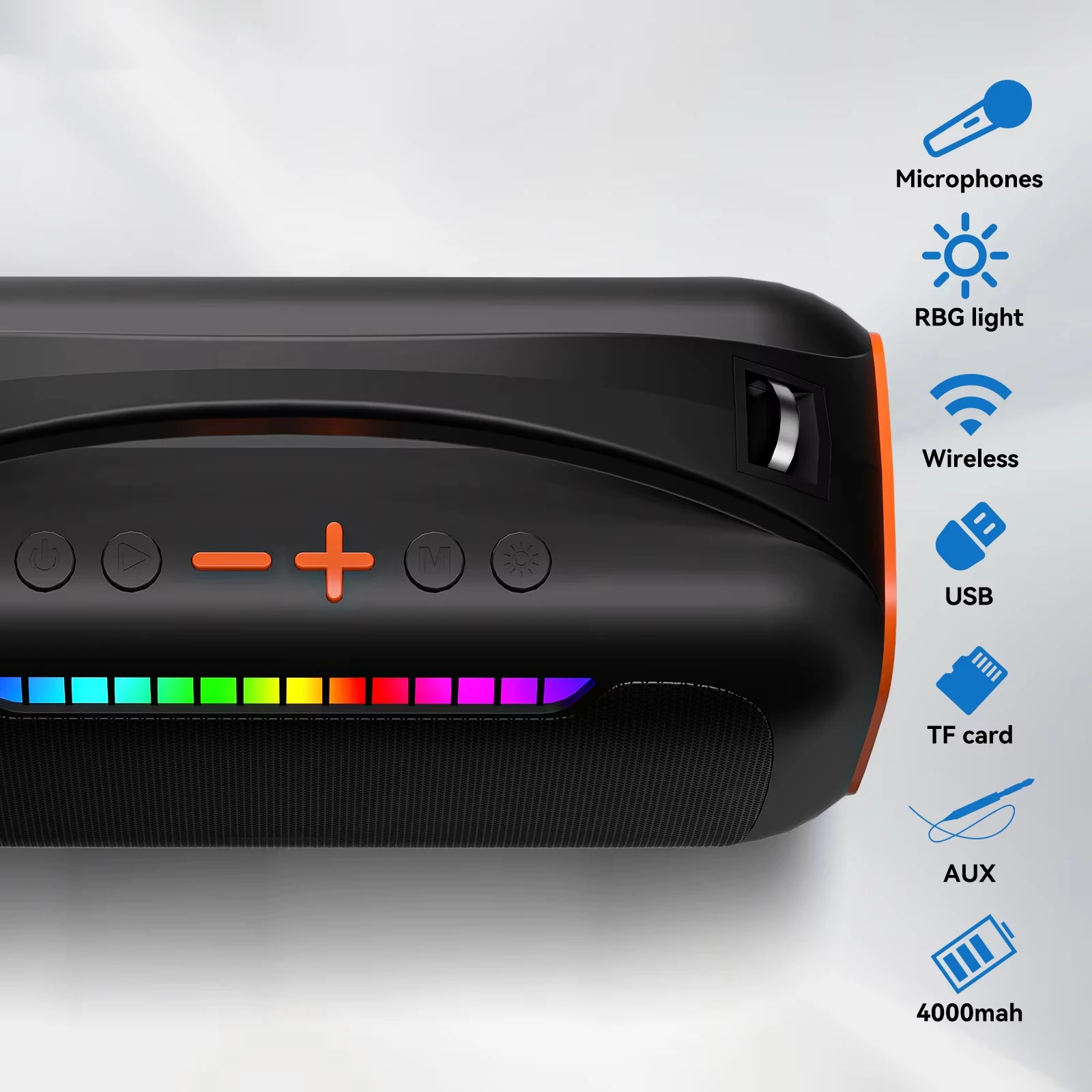 جهاز كاراوكي محمول مع ميكروفون - مراجعة Karaoke Machine Portable With 2 Mic وسعره