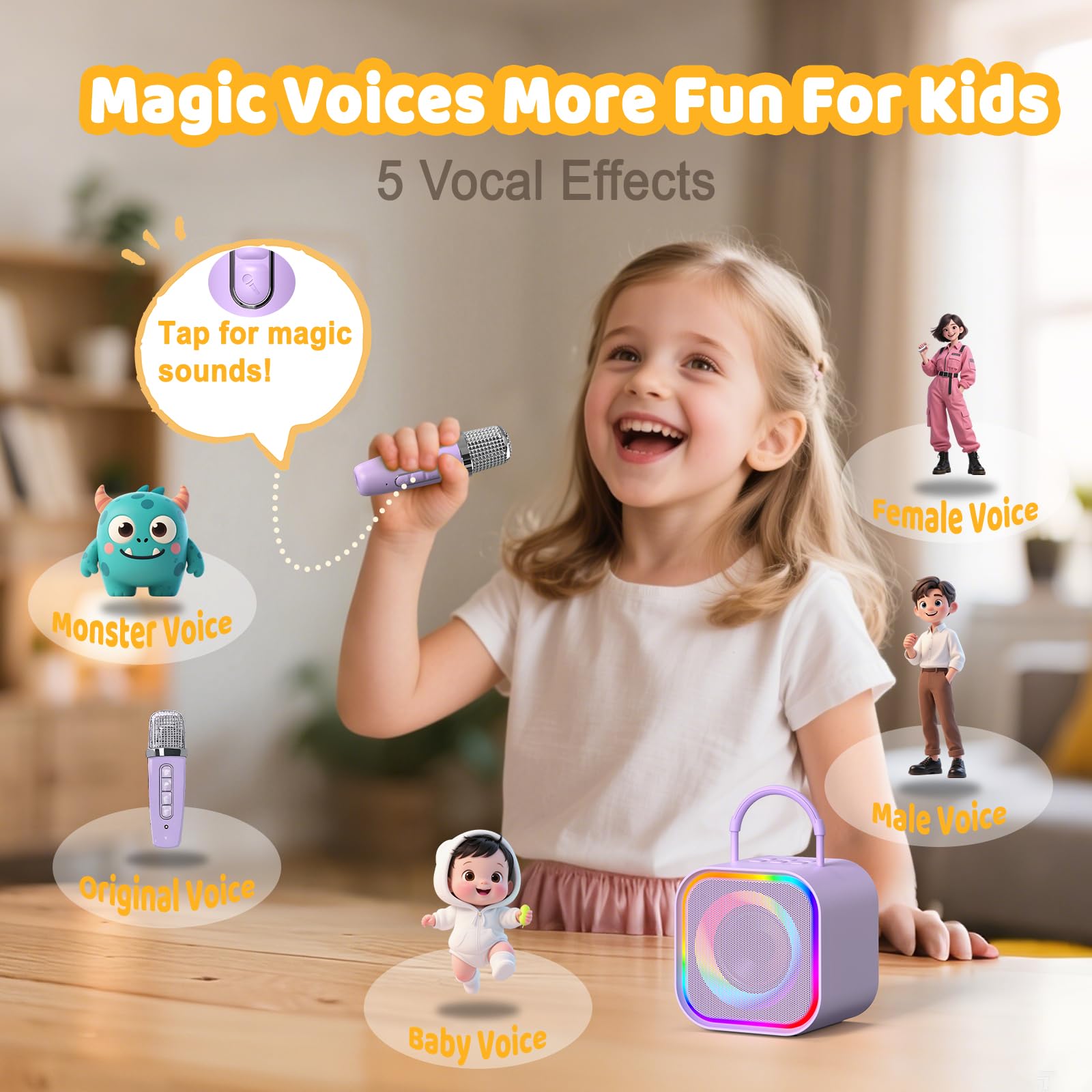 جهاز كاراوكي صغير من هاومورين  - مراجعة Bluetooth Karaoke Microphone Handheld وسعره