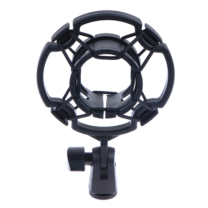 حامل ميكروفون مكثف احترافي عال - مراجعة Microphone Shock Mount Universal وسعره