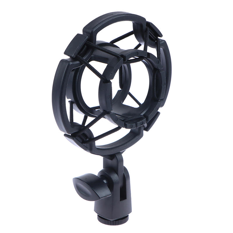 حامل ميكروفون مكثف احترافي عال - مراجعة Microphone Shock Mount Universal وسعره