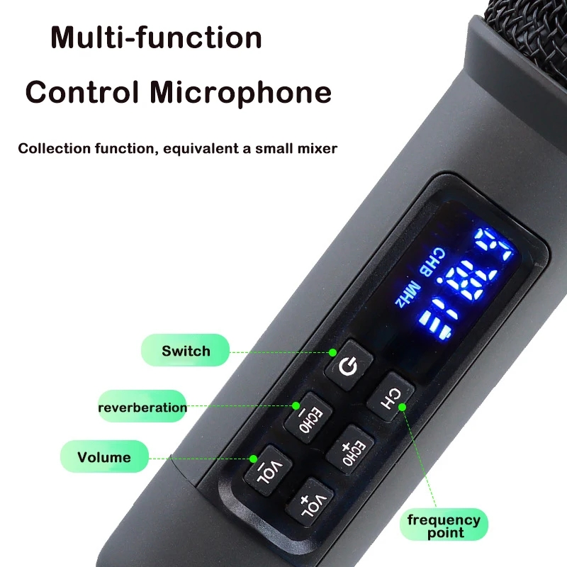 ميكروفون كاريوكي لاسلكي محمول  - مراجعة Bluetooth Karaoke Microphone Handheld وسعره