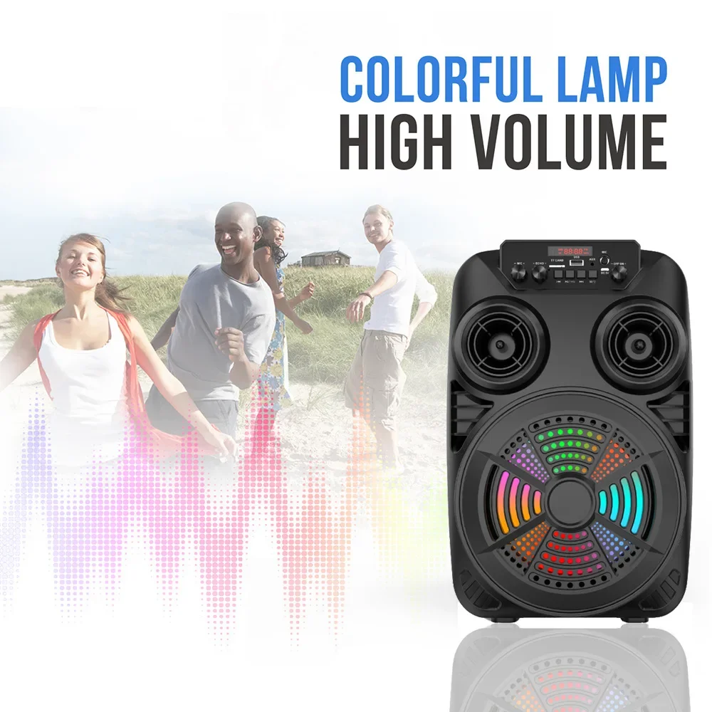 مكبرات صوت بخاصية البلوتوث عال - مراجعة Karaoke Speaker System 100W Rgb وسعره