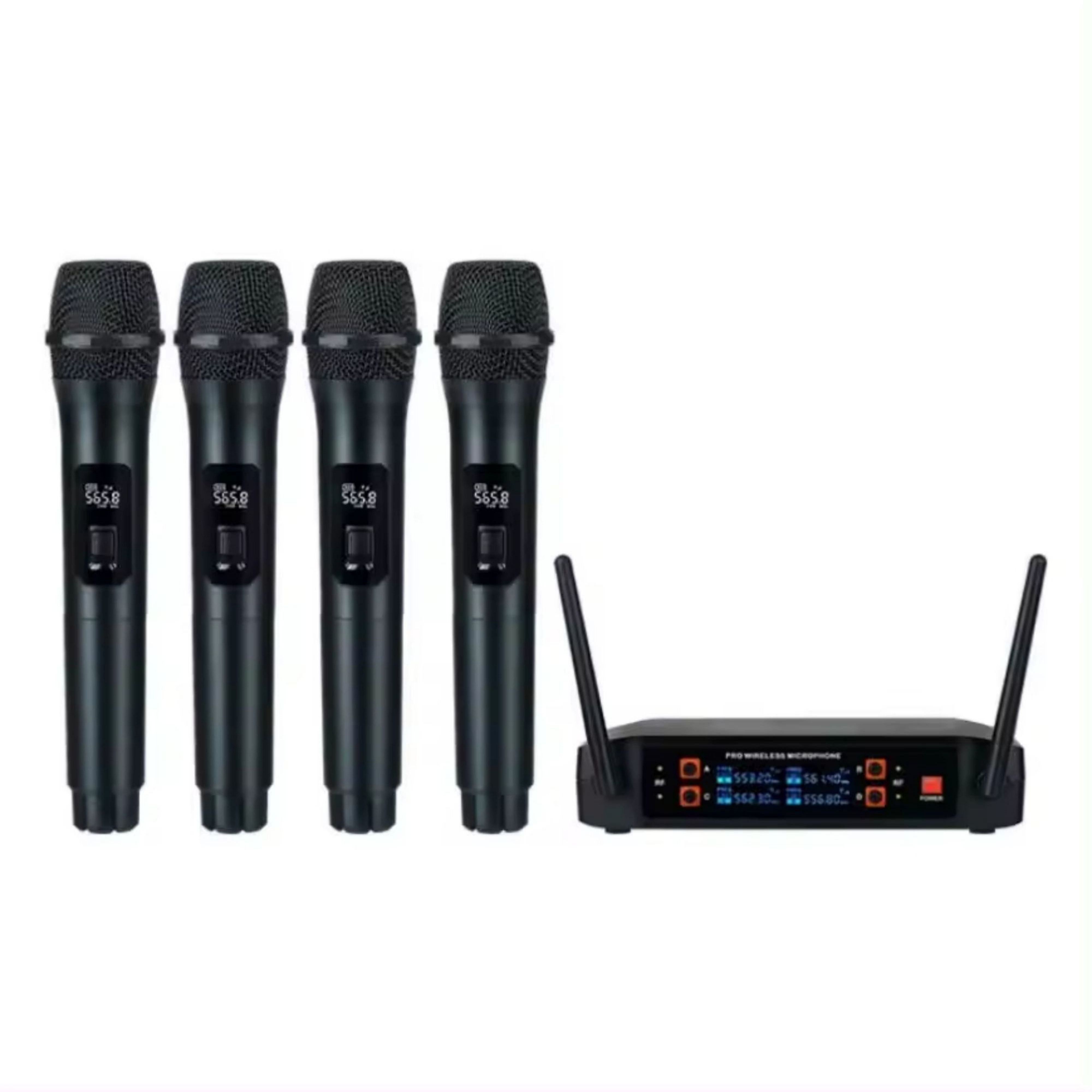نظام ميكروفون لاسلكي عالي الجو - مراجعة Uhf Wireless Microphone System Dual Channel وسعره