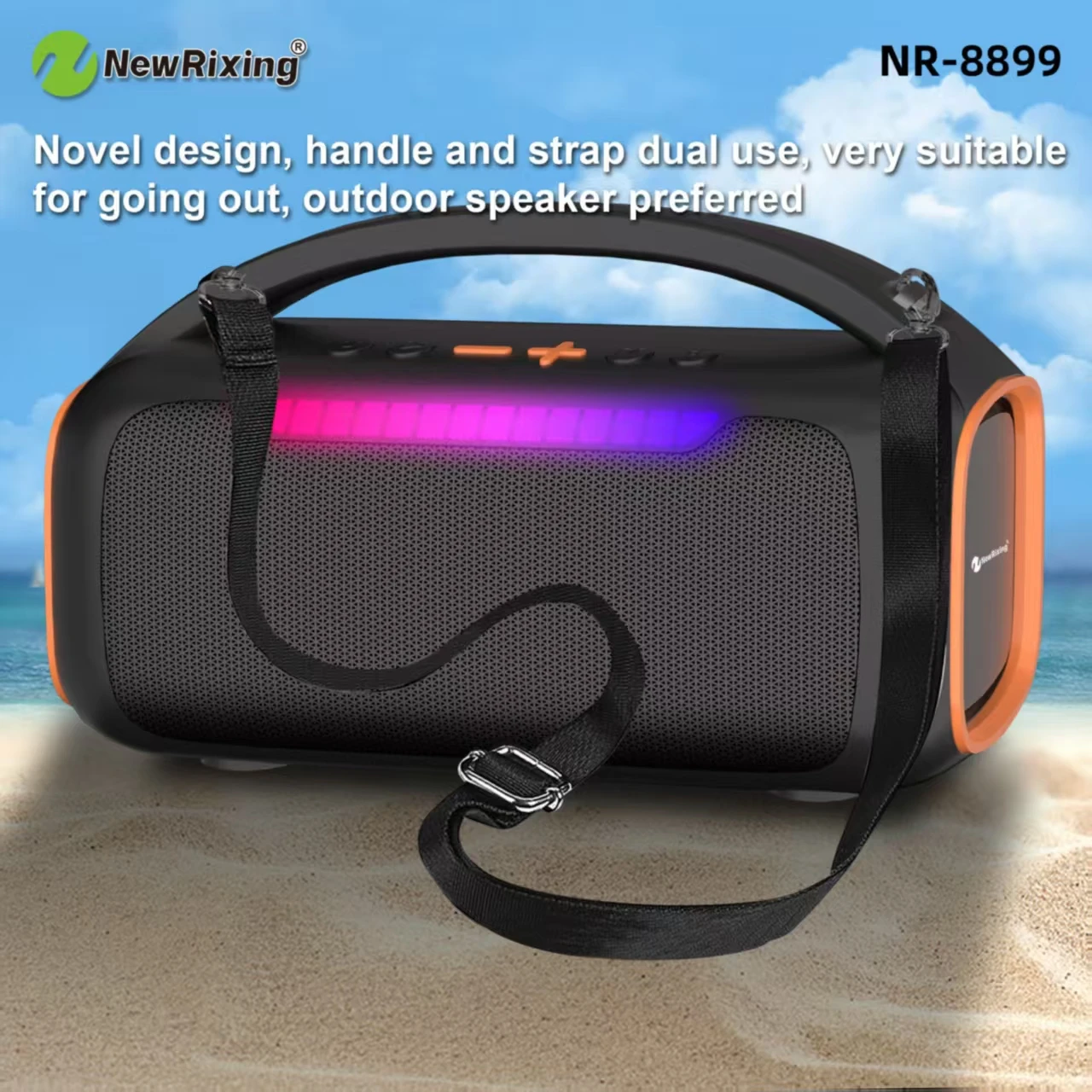 مكبر صوت بلوتوث NewRixing بقدر - مراجعة Karaoke Machine Portable With 2 Mic وسعره