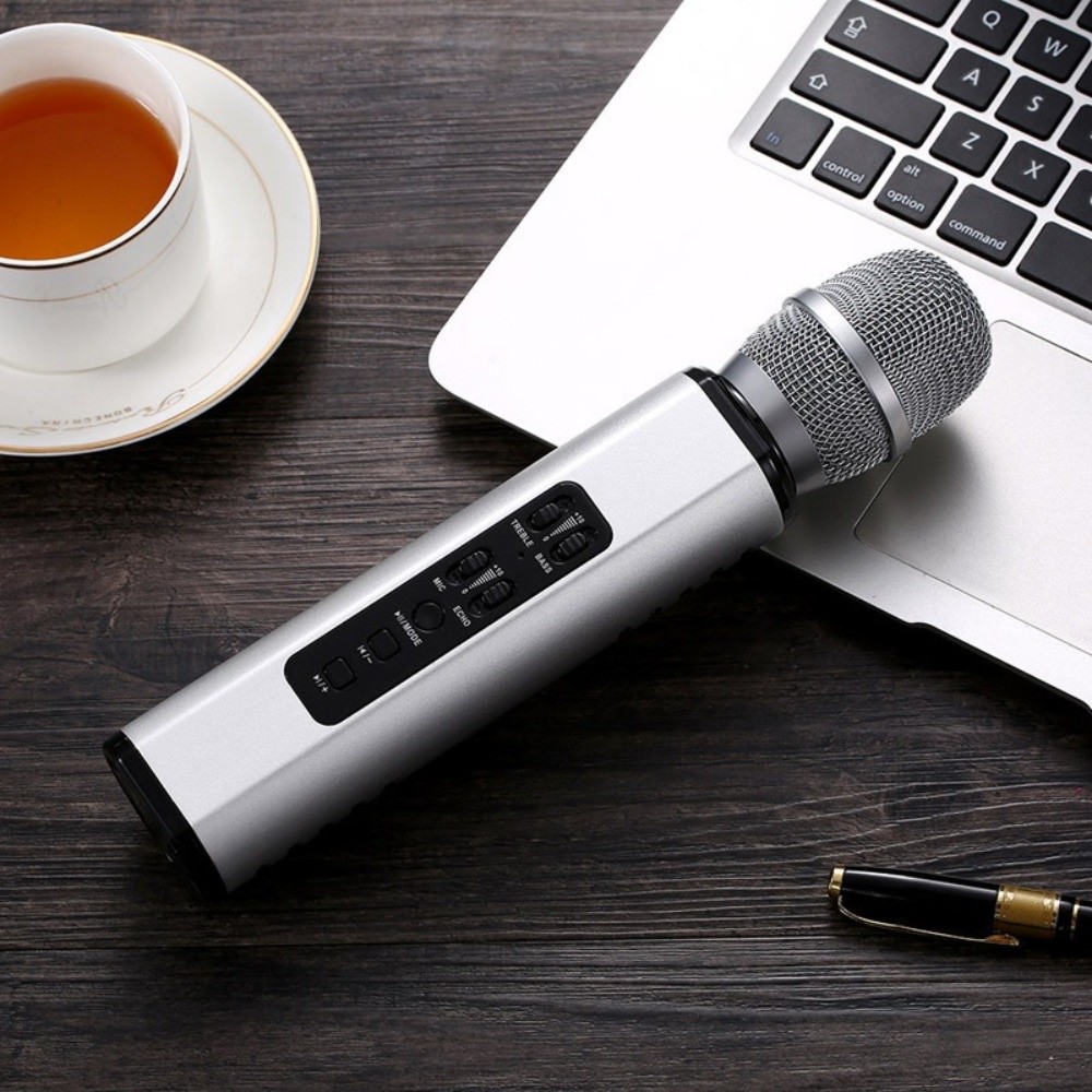 ميكروفون كاريوكي محمول، ميكروف - مراجعة Bluetooth Karaoke Microphone Handheld وسعره