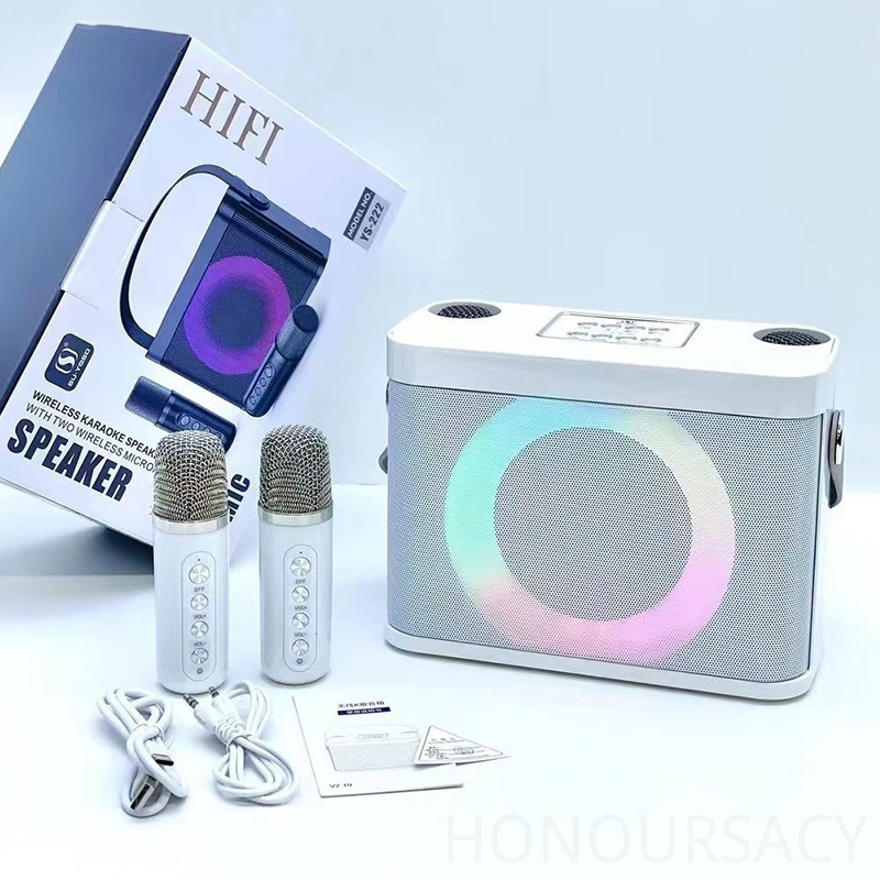 جهاز كاراوكي ستيريو عالي الجود - مراجعة Karaoke Machine Portable With 2 Mic وسعره